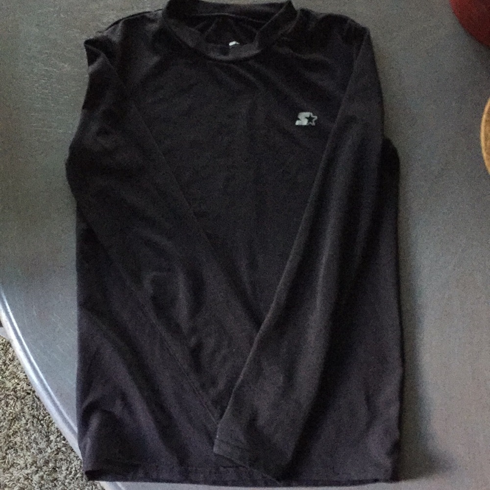 Boys Swim Rash Guard Size 12/18 Black